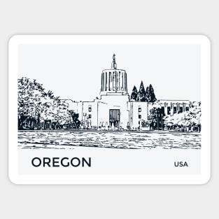 Oregon State USA Sticker